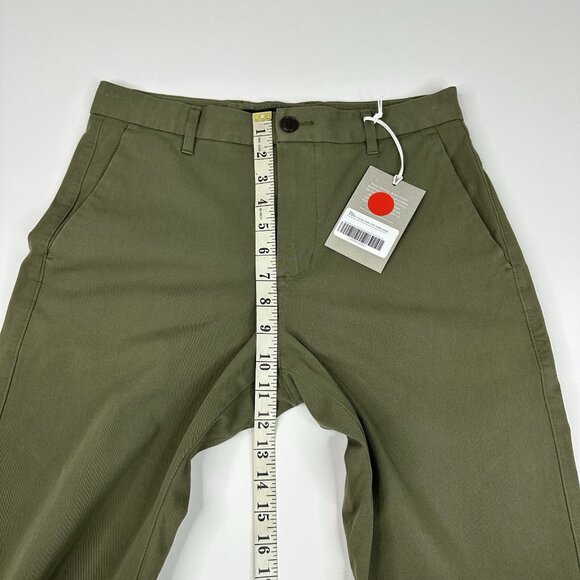Everlane Uniform Men NWT Green The Perfectly Straight Fit Chino Pant W29-30/L30 - Picture 9 of 12